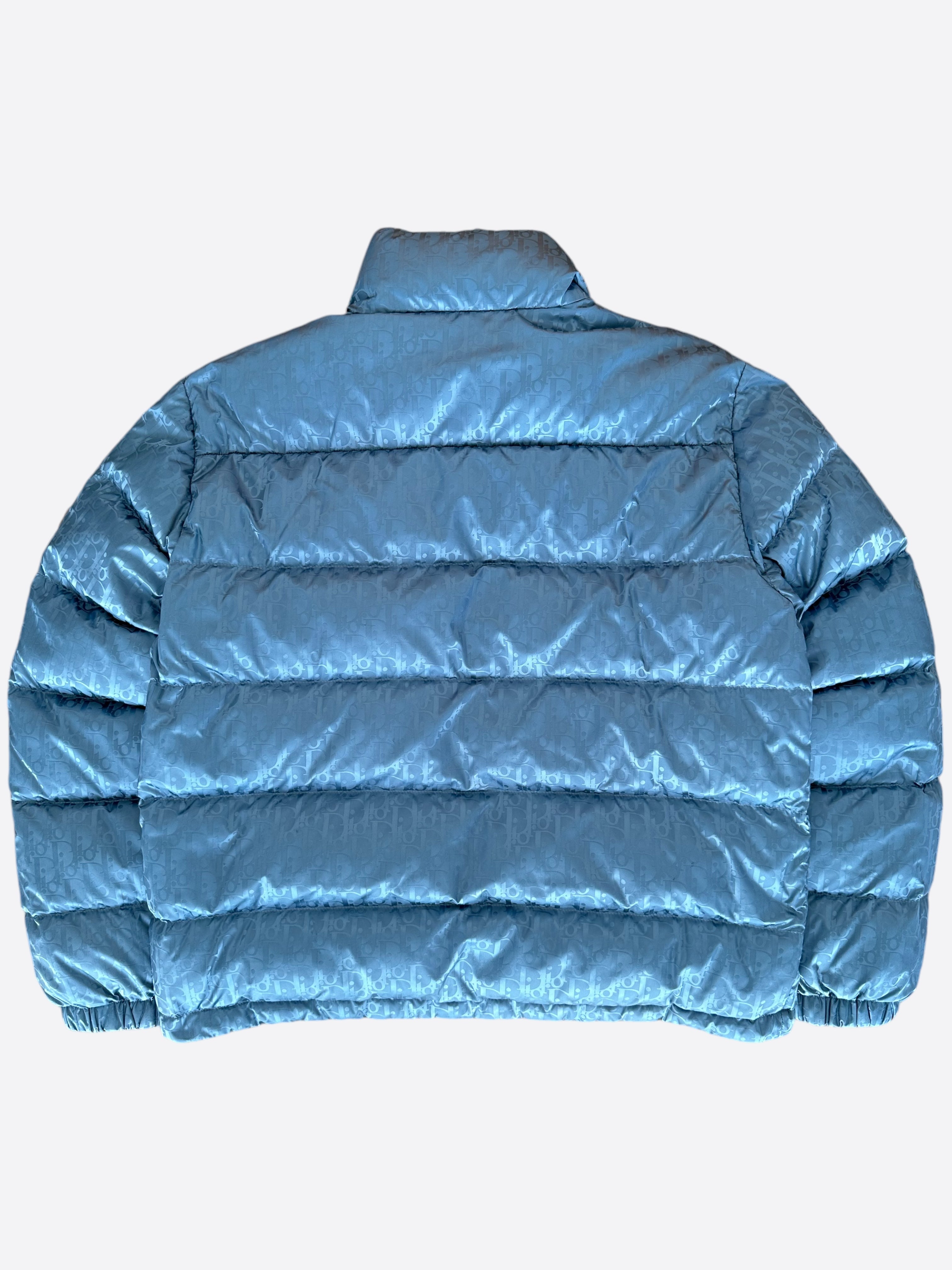 Dior light blue puffer jacket online