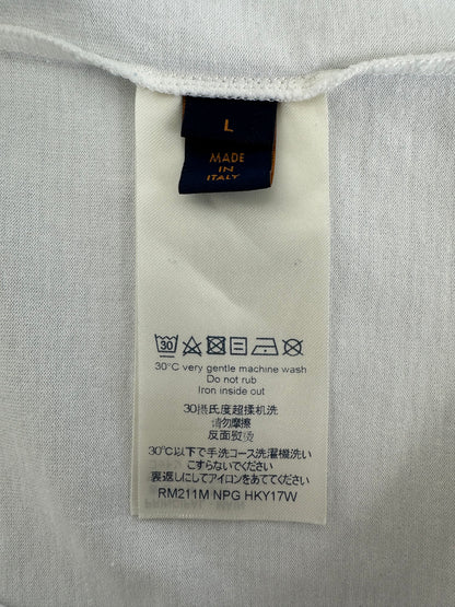 Louis Vuitton White Multicolor Pastel Monogram T-Shirt