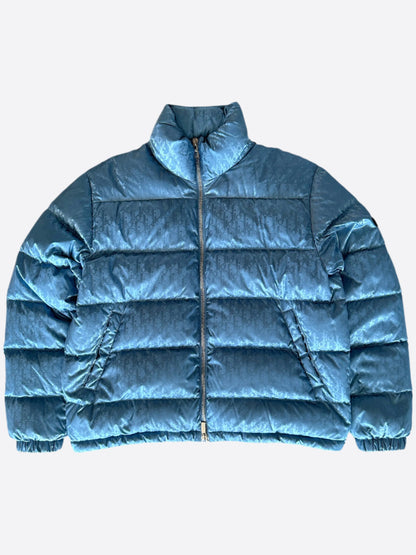 Dior Blue Oblique Puffer Jacket