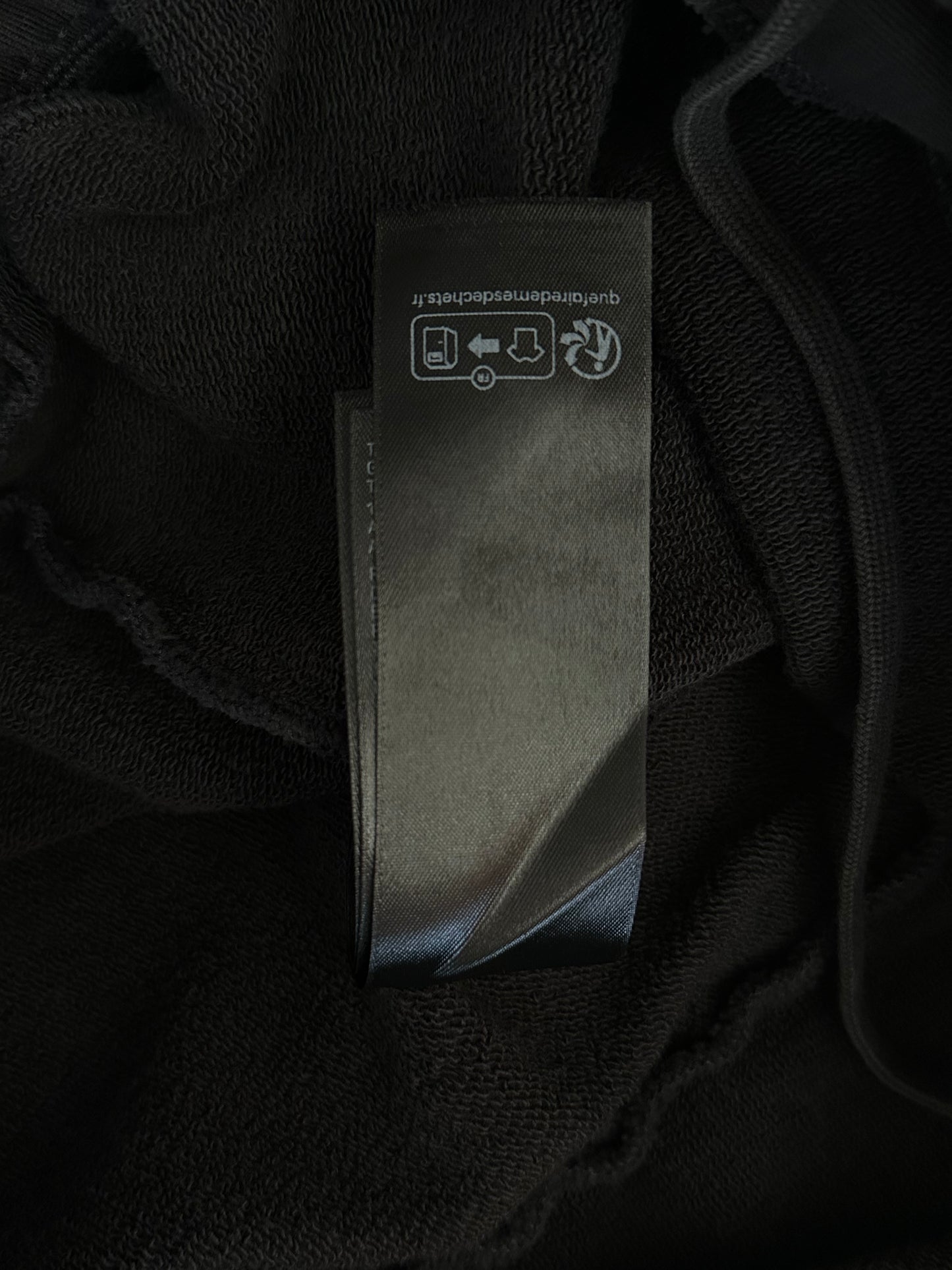 Balenciaga Black & White Loop Sports Logo Sweatpants