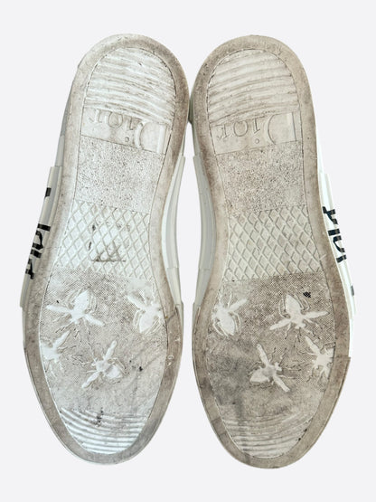 Dior Stussy White & Black Bee Oblique B23 Sneakers