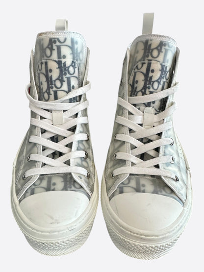 Dior White & Black Ox Oblique B23 Sneakers