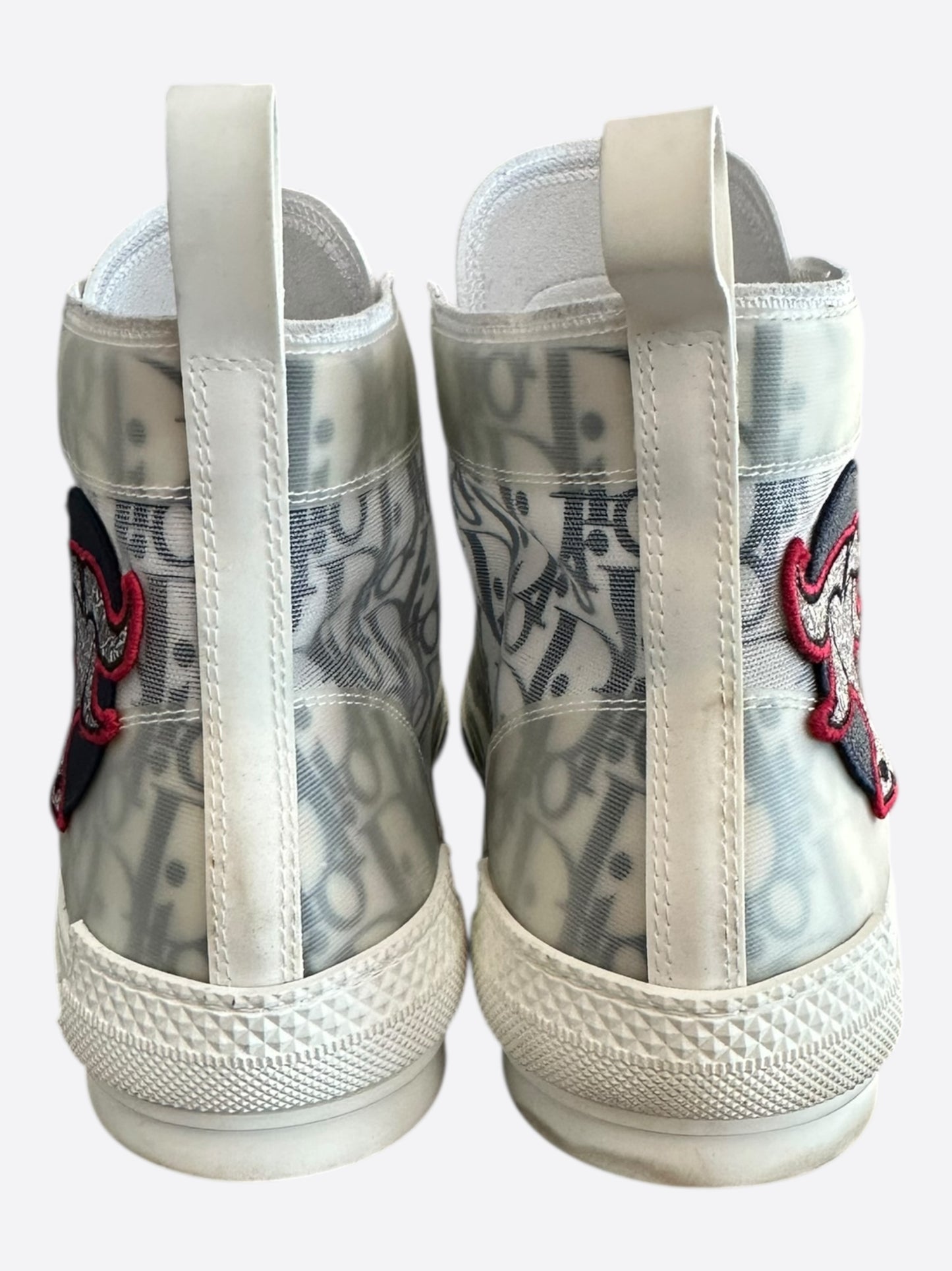 Dior White & Black Ox Oblique B23 Sneakers