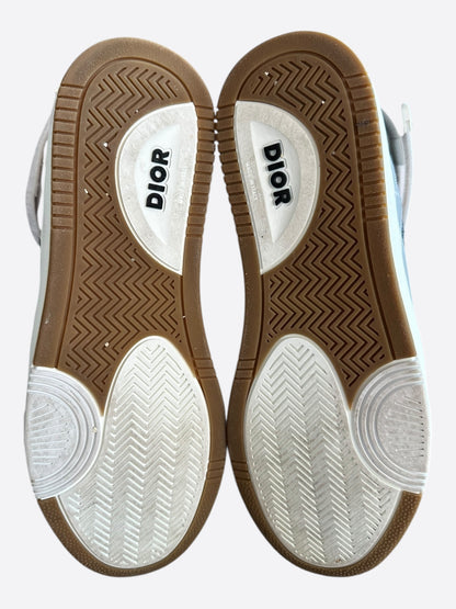 Dior Grey & White Oblique B27 Sneakers