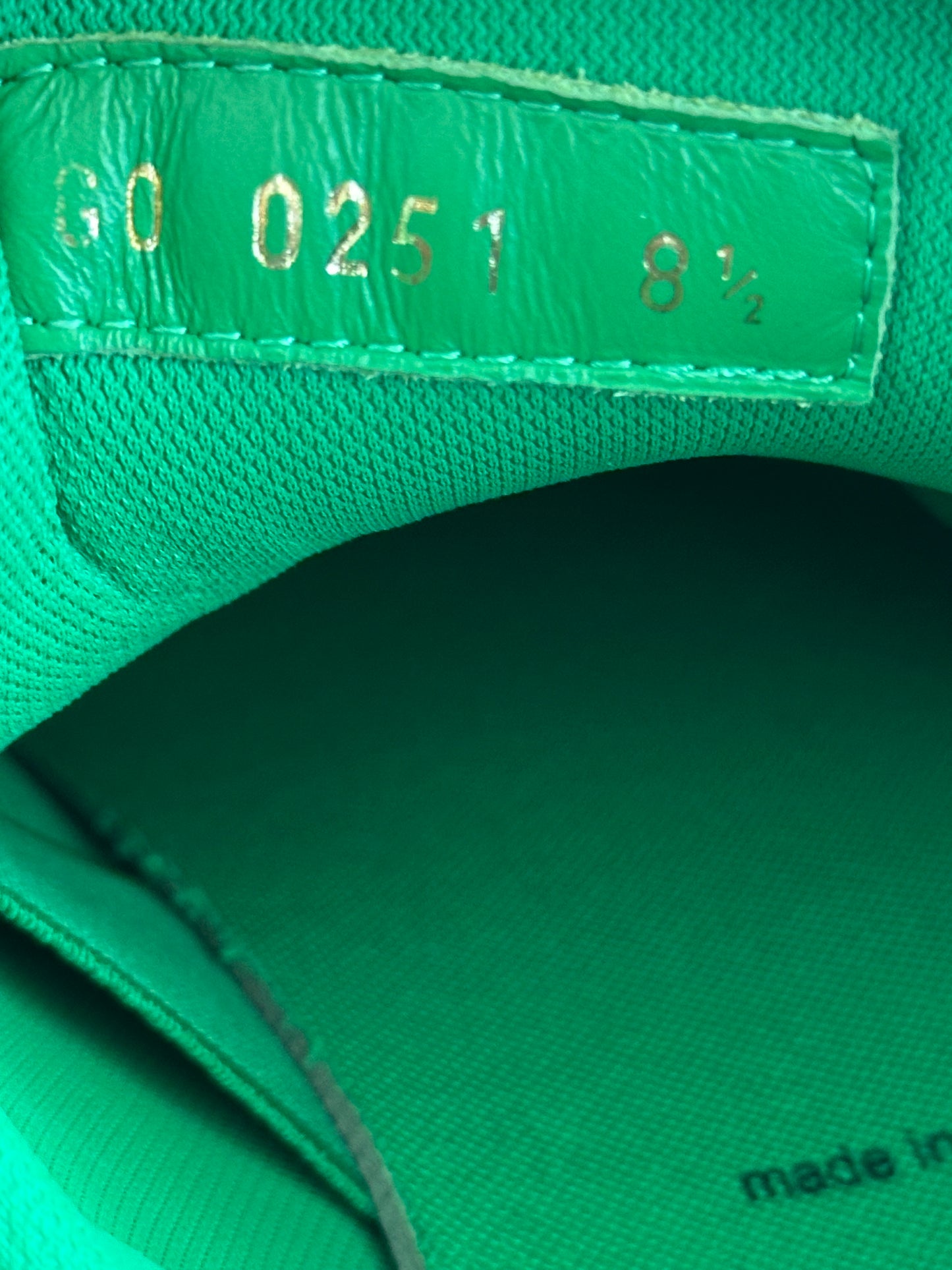 Louis Vuitton Green & Black Sprint Sneakers