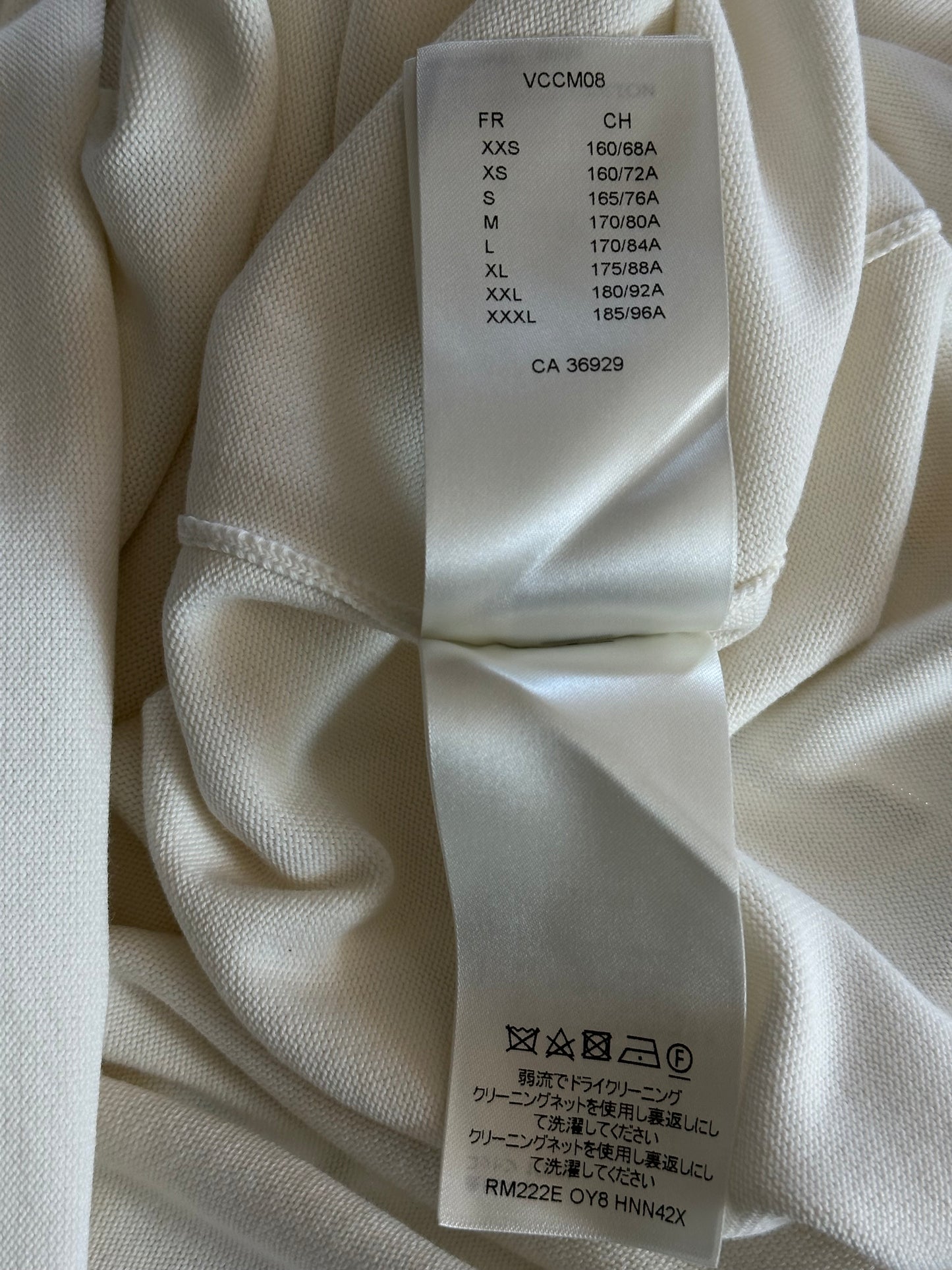 Louis Vuitton White & Yellow Pin Logo Embroidered T-Shirt