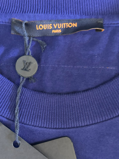 Louis Vuitton Blue Staples T-Shirt