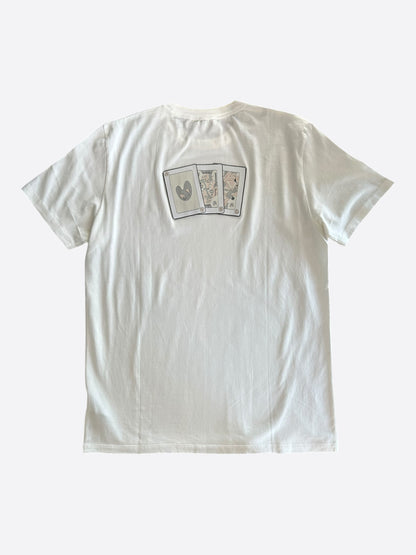 Dior Kenny Scharf White Cards Logo T-Shirt