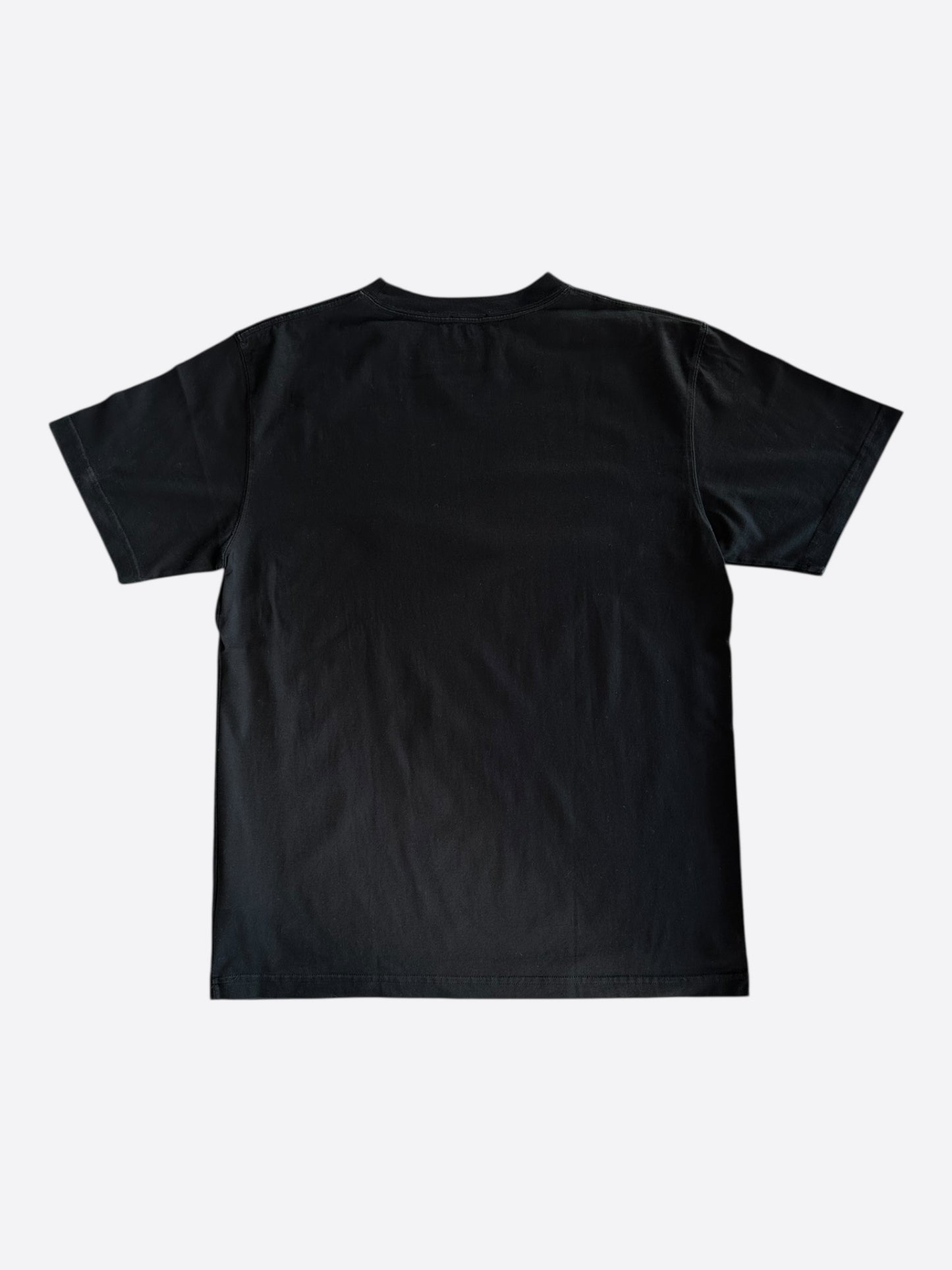 Dior Black & White Heart CD Embroidered Logo T-Shirt