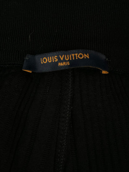 Louis Vuitton Navy Embroidered Logo Shorts