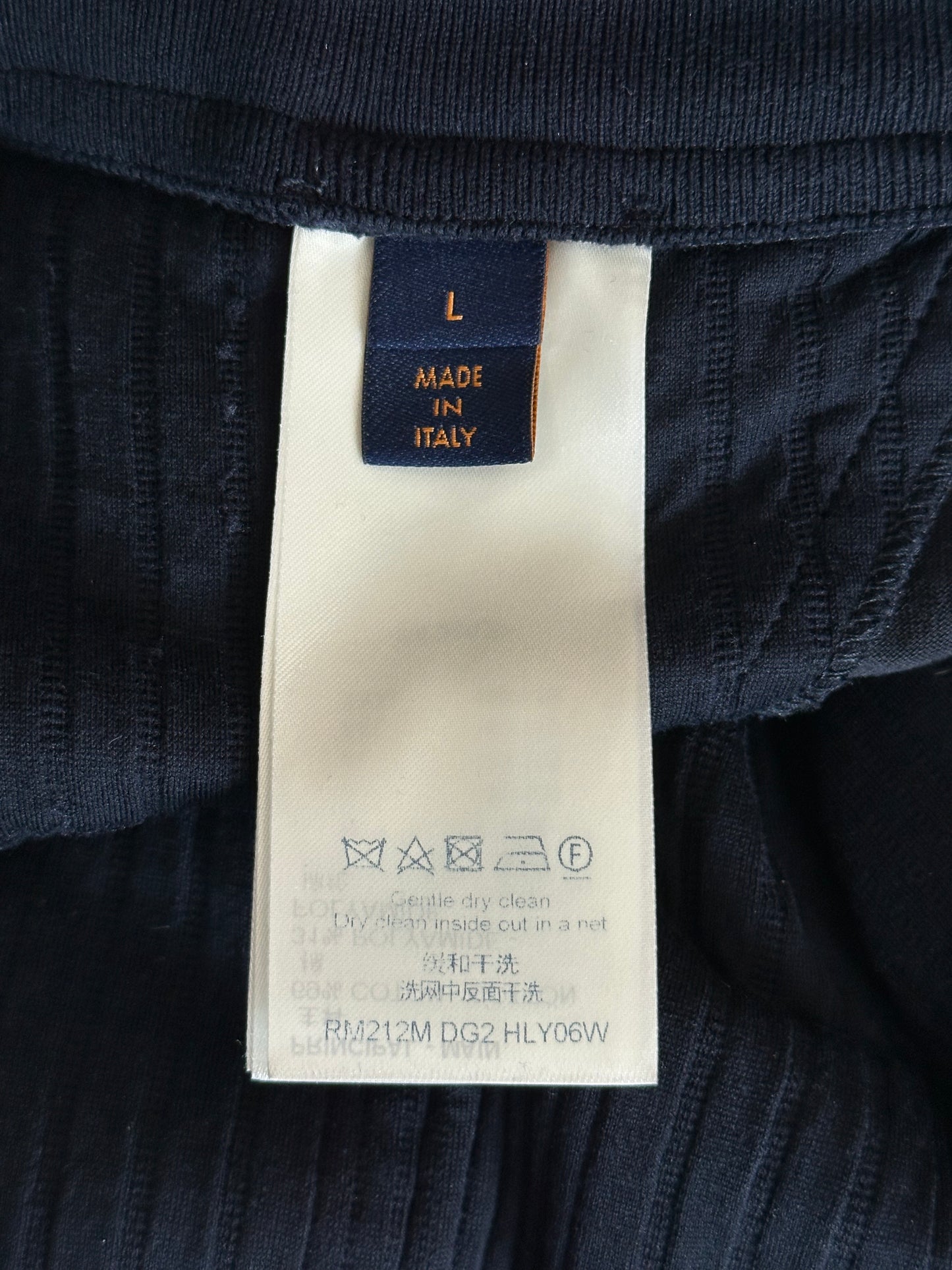 Louis Vuitton Navy Embroidered Logo Shorts