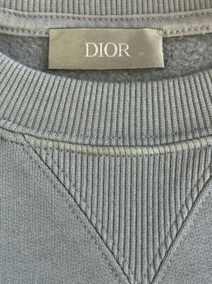 Dior Daniel Arsham Light Blue Logo Sweater