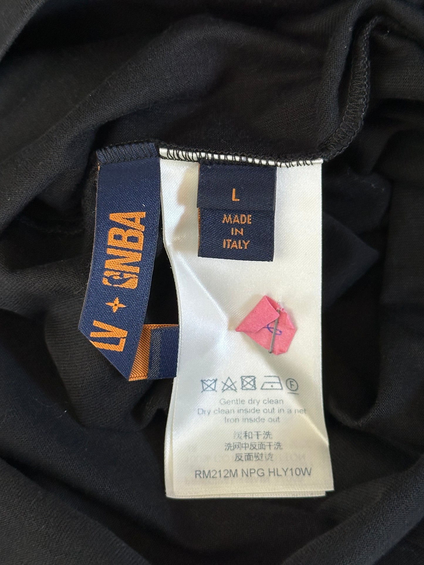 Louis Vuitton NBA Black & White Logo T-Shirt