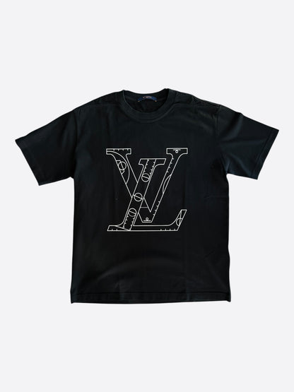 Louis Vuitton NBA Black & White Logo T-Shirt