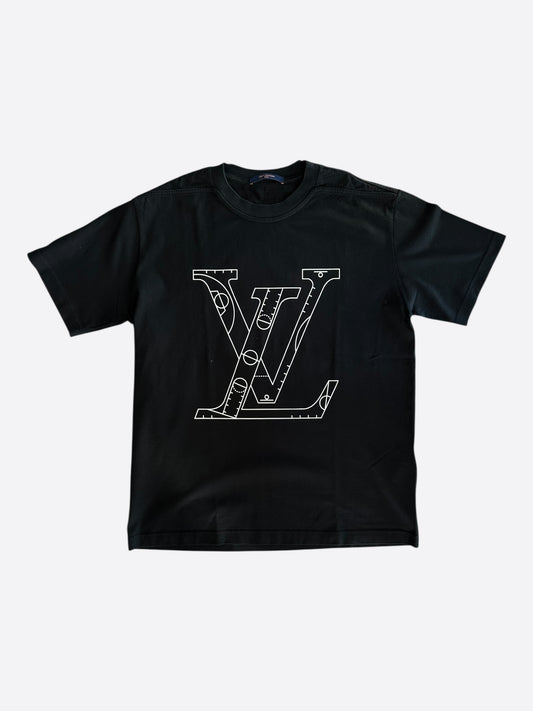 Louis Vuitton NBA Black & White Logo T-Shirt