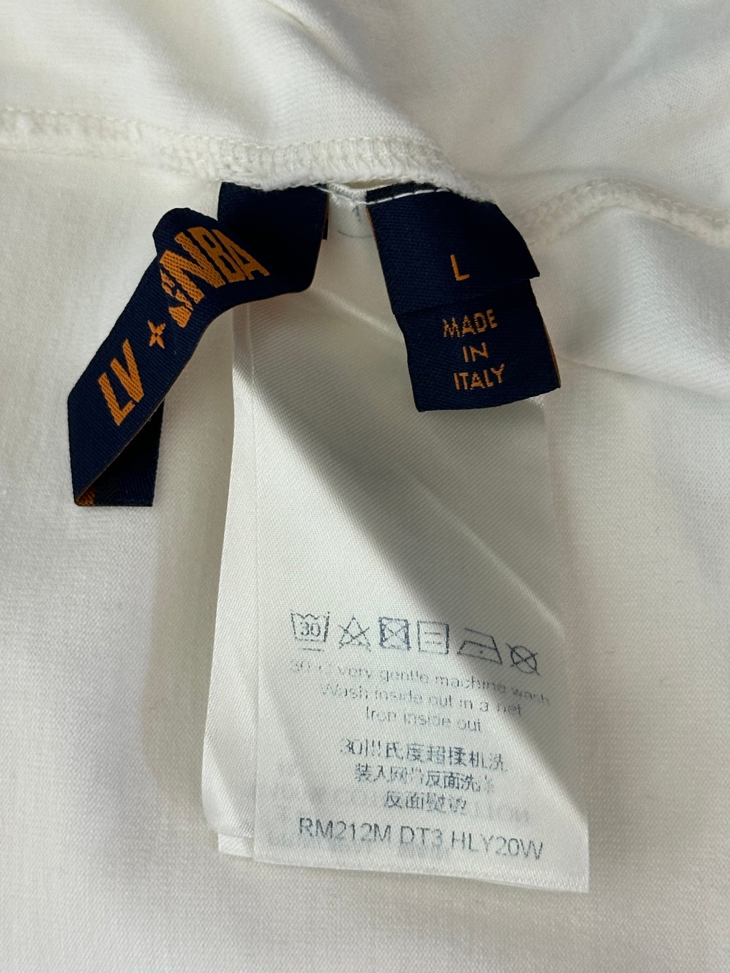 Louis Vuitton NBA White Logo T-Shirt