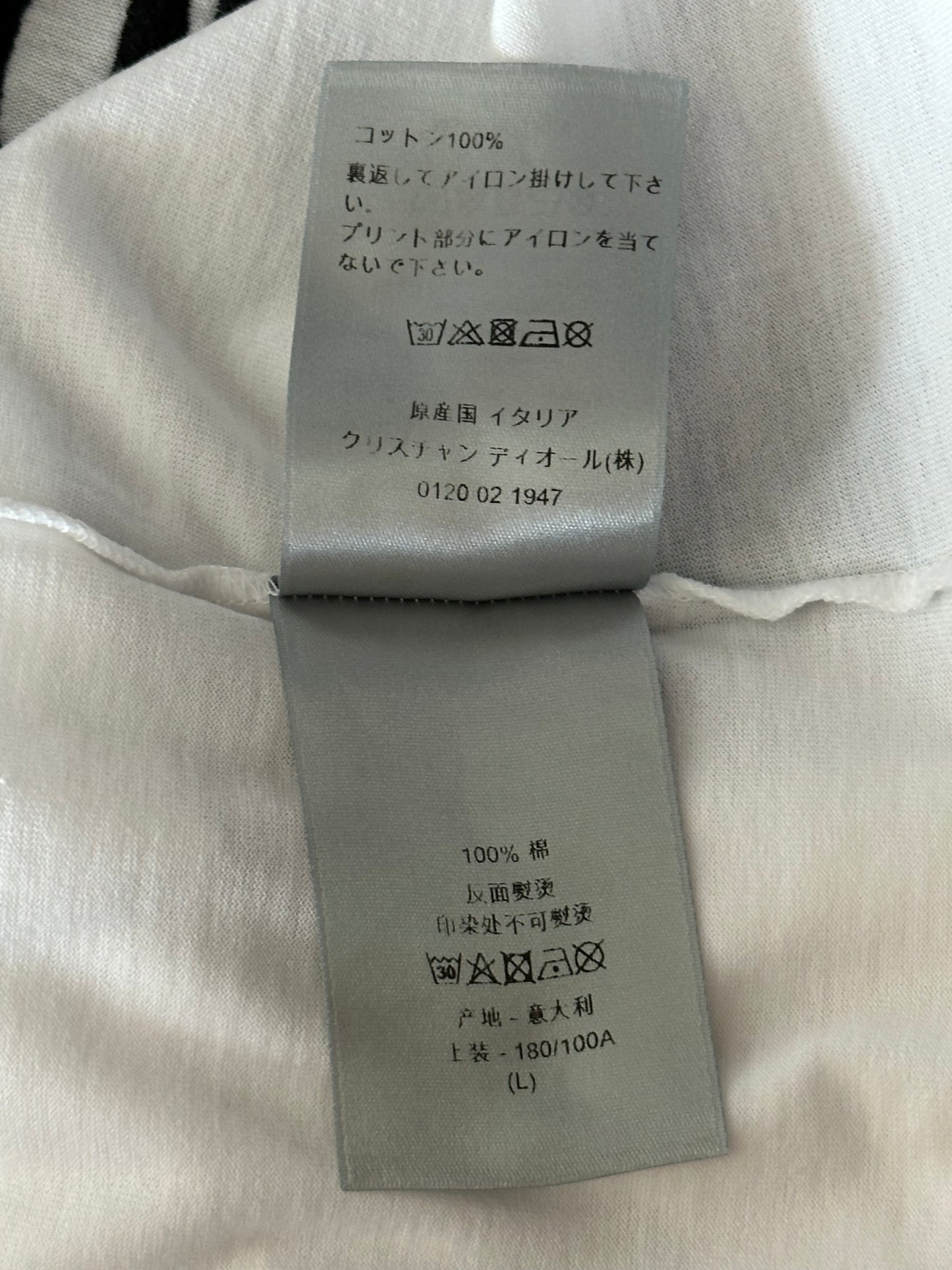Dior Stussy White "I Want To Shock The World With Dior" T-Shirt