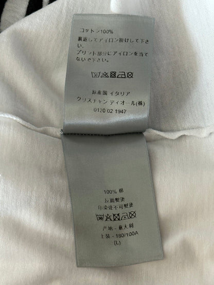 Dior Stussy White "I Want To Shock The World With Dior" T-Shirt