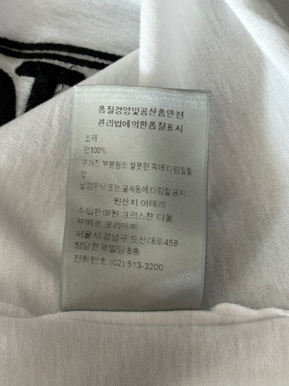 Dior Stussy White "I Want To Shock The World With Dior" T-Shirt