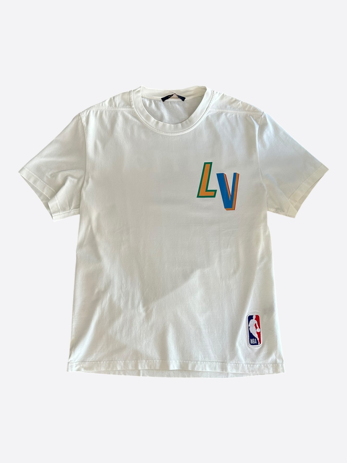 Louis Vuitton NBA White Logo T-Shirt