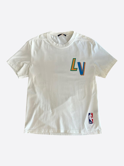 Louis Vuitton NBA White Logo T-Shirt