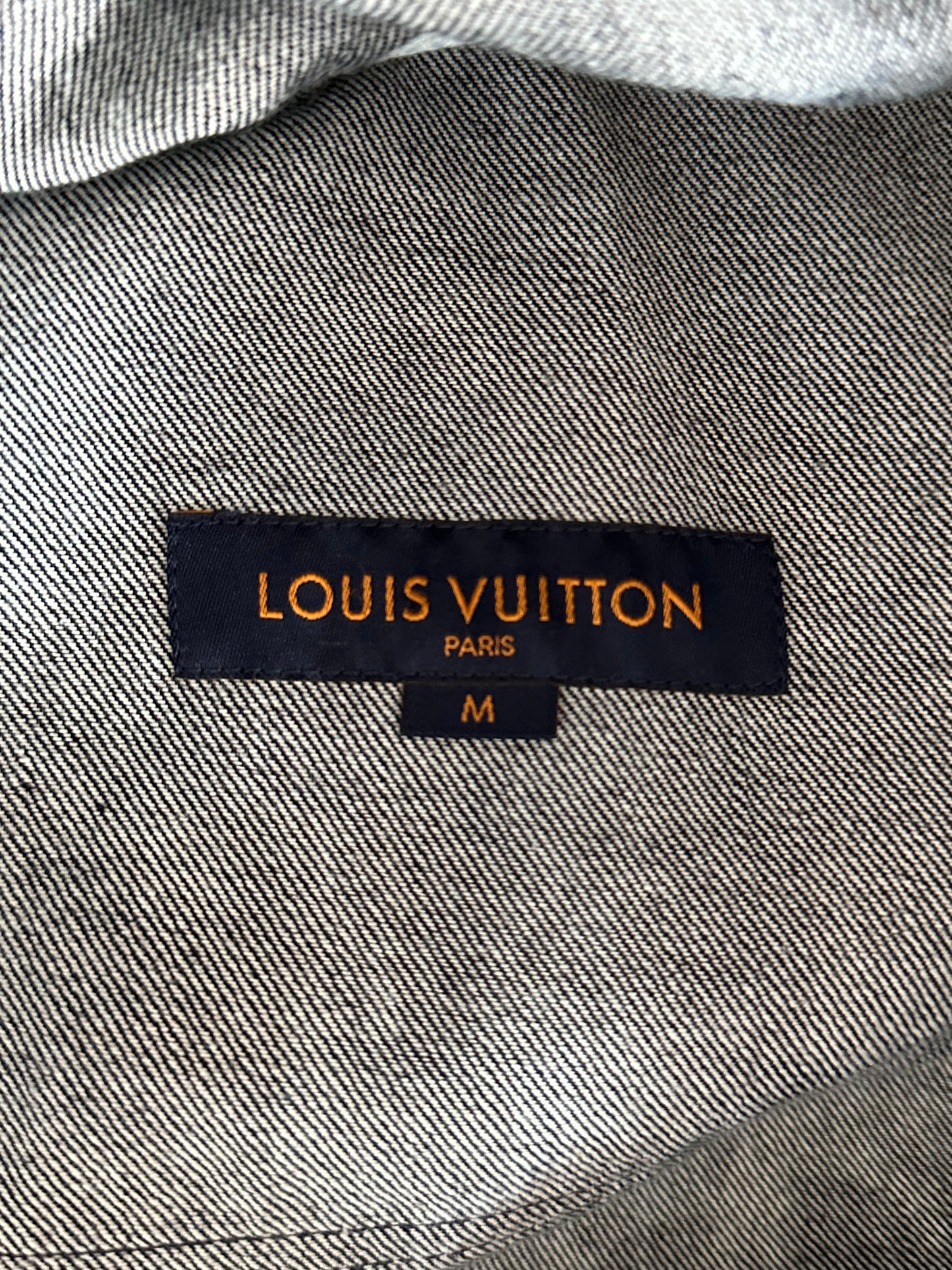 Louis Vuitton Navy & White Leaf Baseball Jersey