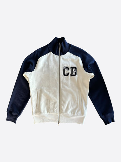 Dior Kenny Scharf Navy & White Embroidered Logo Track Jacket