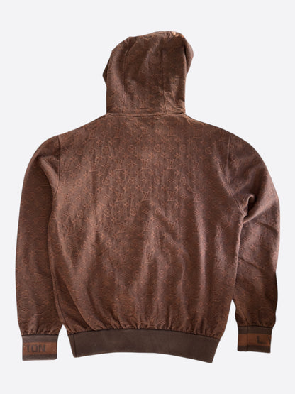 Louis Vuitton Brown Monogram Track Hoodie