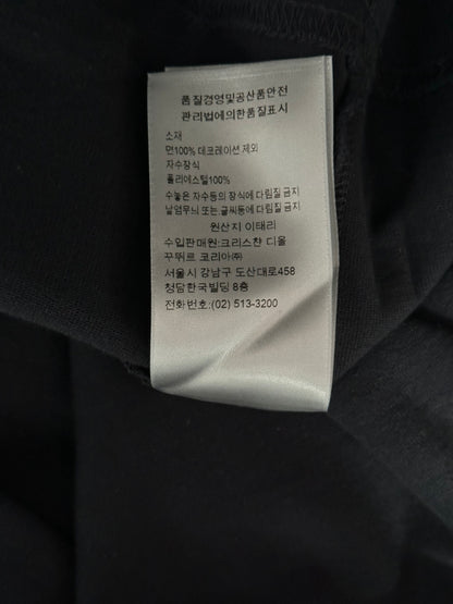 Dior Cactus Jack Black & Green Embroidered Logo T-Shirt