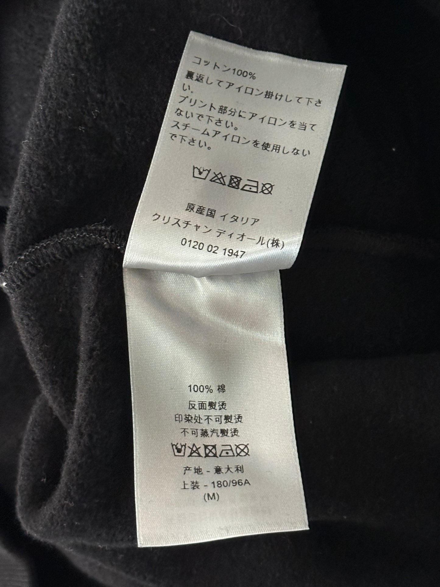 Dior Daniel Arsham Black & Blue Logo Sweater