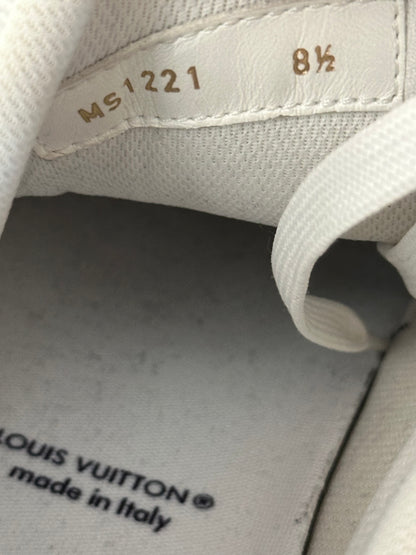 Louis Vuitton Black & White Denim Monogram Trainers