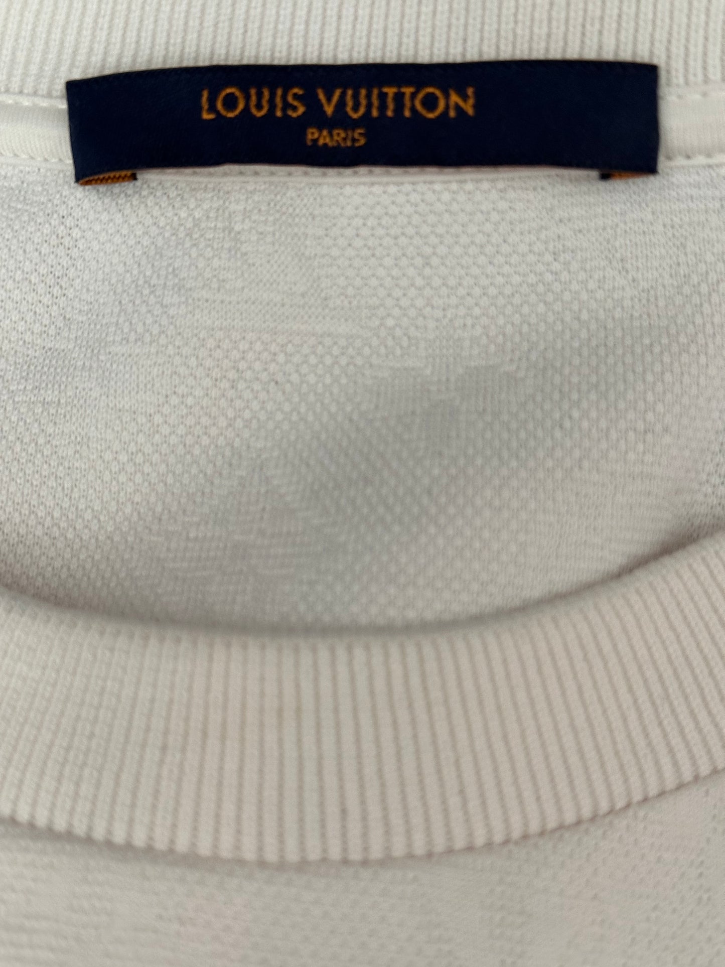 Louis Vuitton White Monogram Pocket T-Shirt