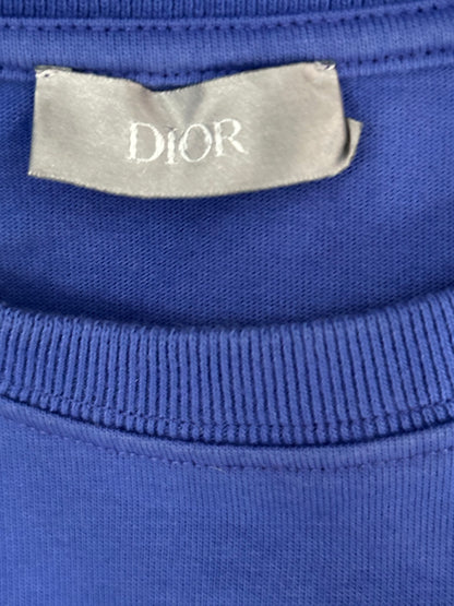 Dior Purple CD Icon Embroidered Logo T-Shirt