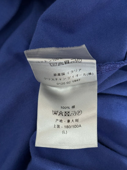 Dior Purple CD Icon Embroidered Logo T-Shirt