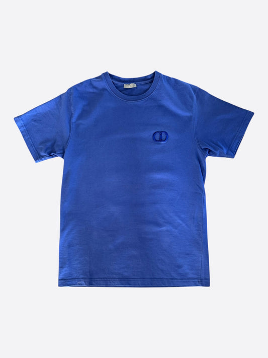 Dior Purple CD Icon Embroidered Logo T-Shirt