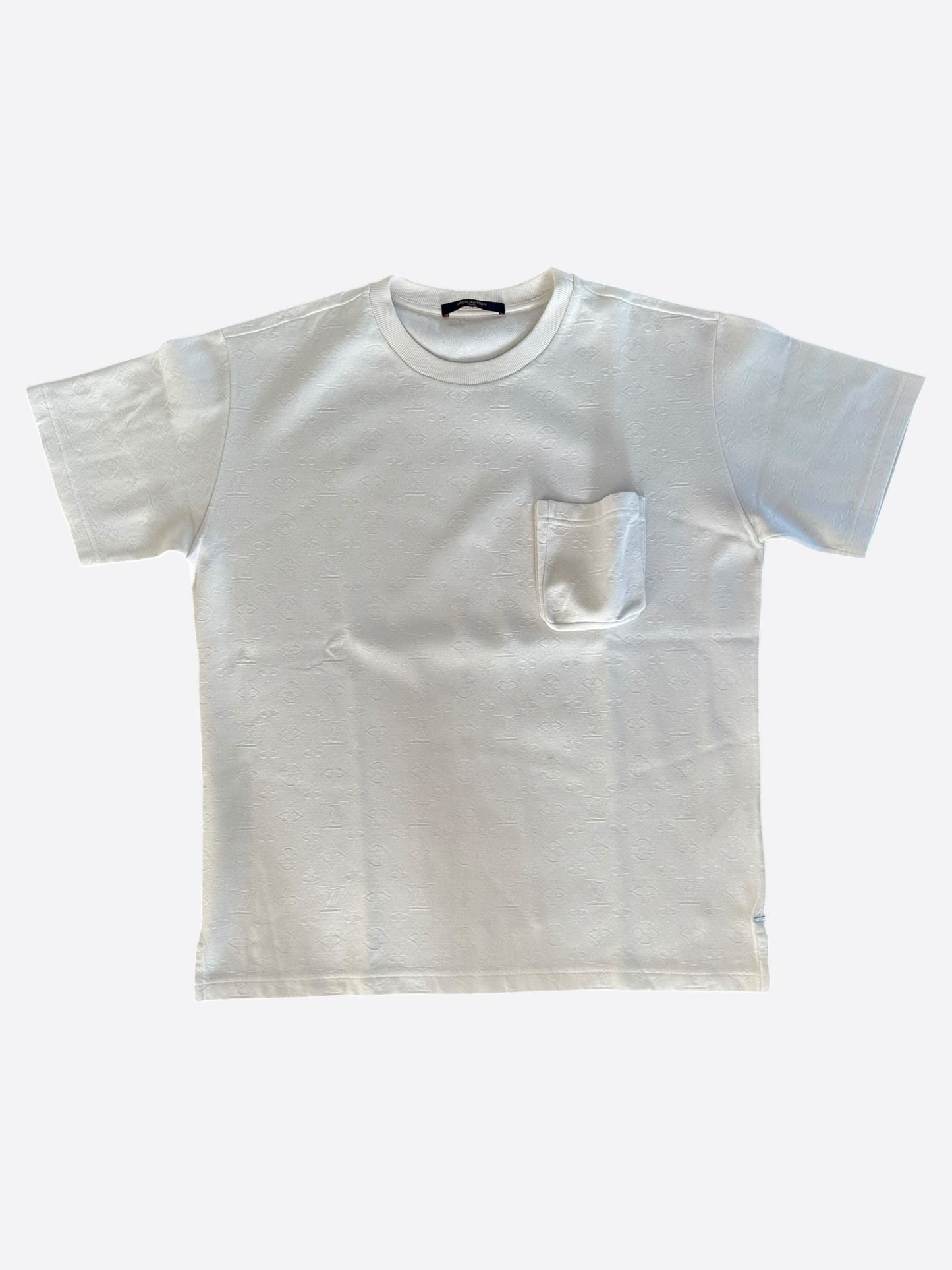 Louis Vuitton White Monogram Pocket T-Shirt