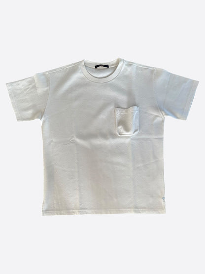 Louis Vuitton White Monogram Pocket T-Shirt