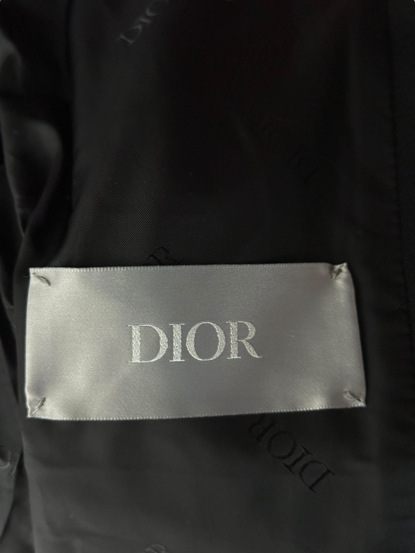 Dior Sacai Black Hybrid Blazer Bomber Jacket