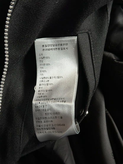 Dior Sacai Black Hybrid Blazer Bomber Jacket