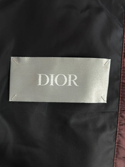 Dior Burgundy Oblique Puffer Vest
