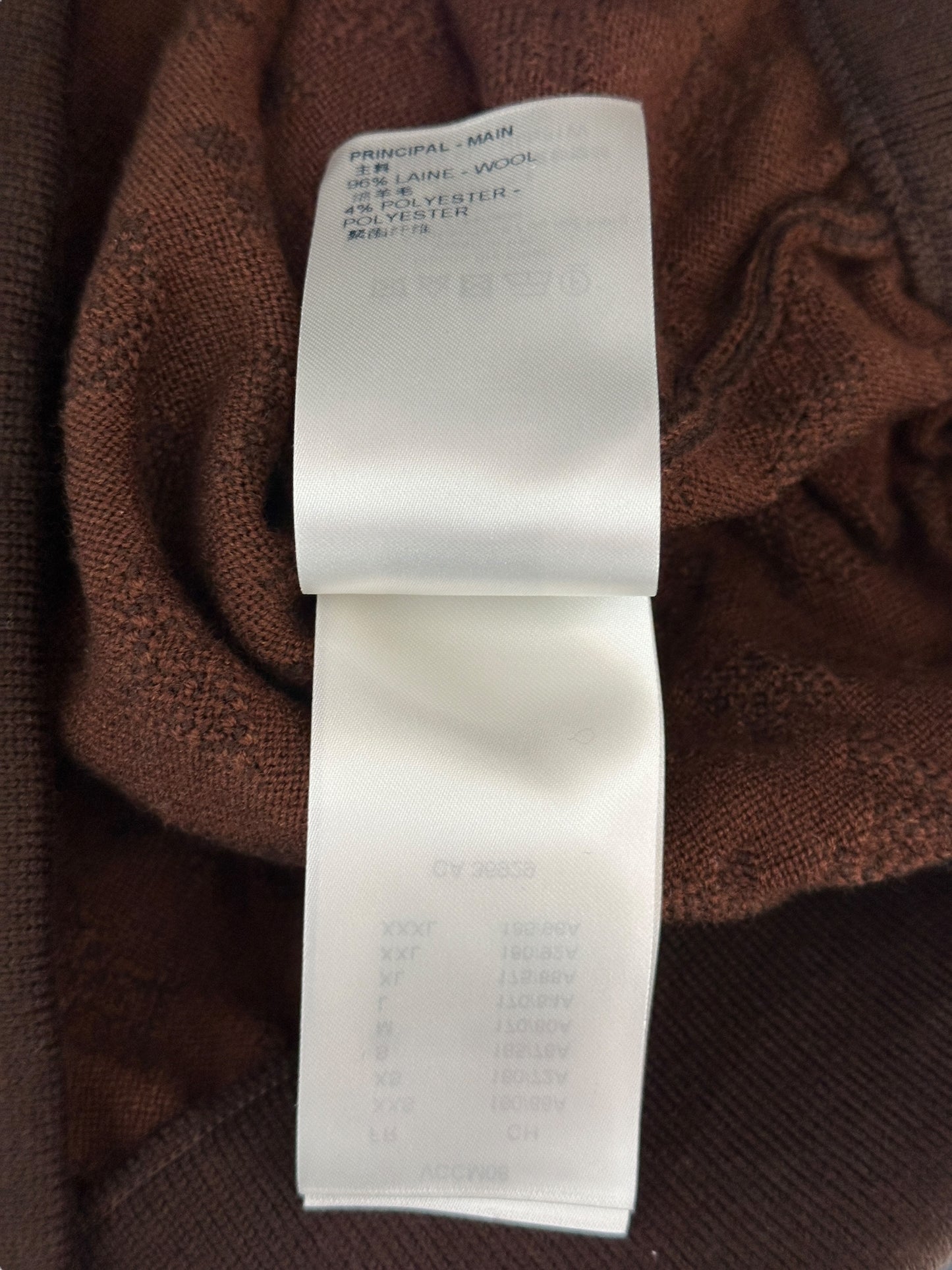 Louis Vuitton Brown Monogram Track Hoodie