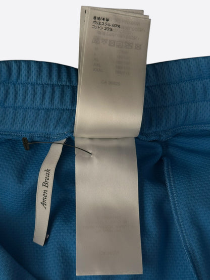 Louis Vuitton Blue Lightning Logo Shorts