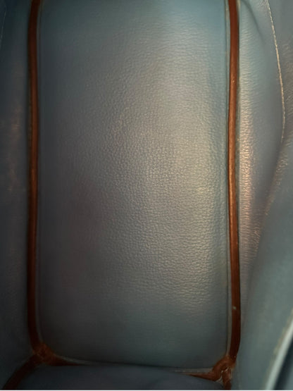 Hermes Blue Ostrich Birkin 30