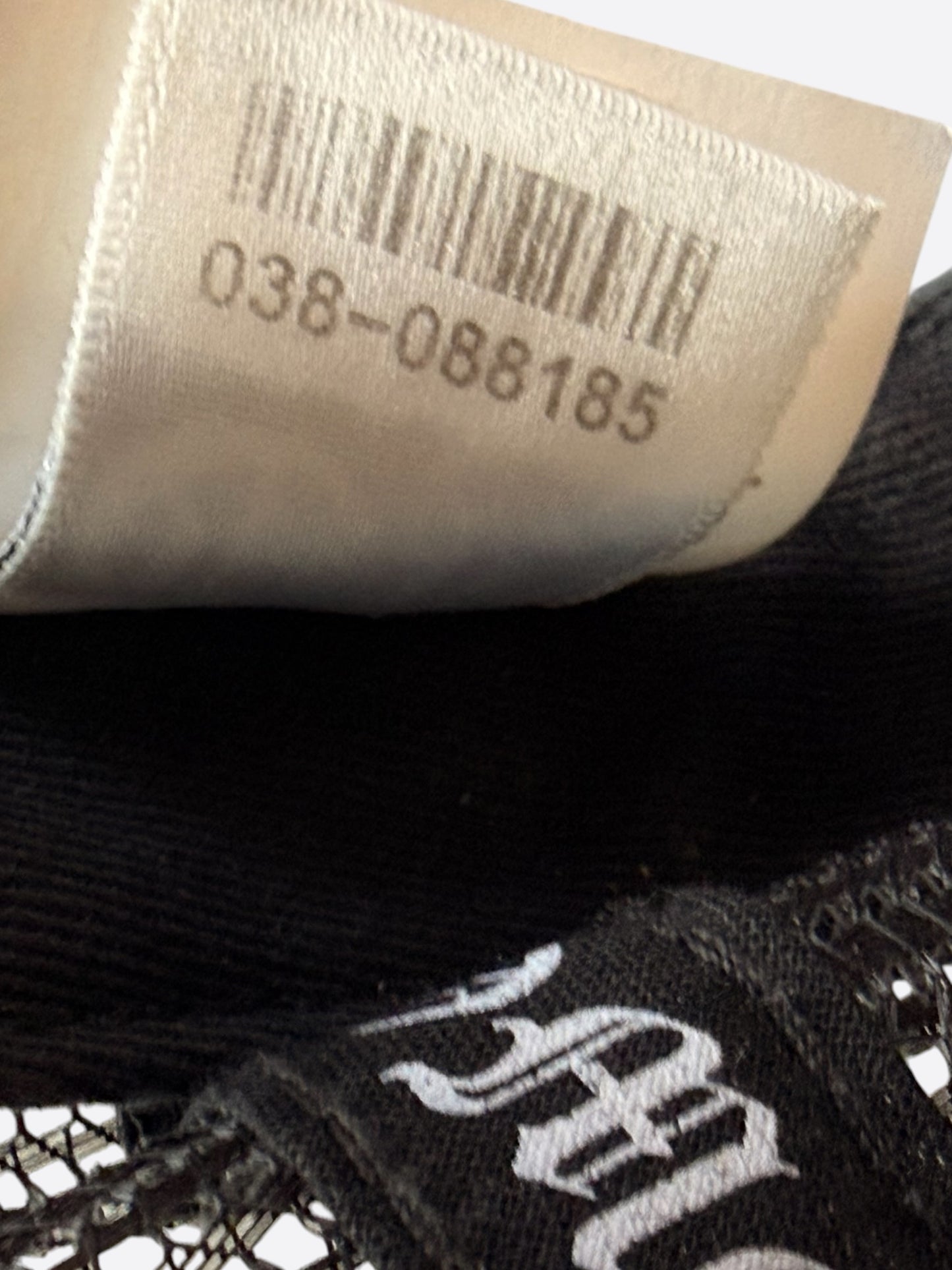 Chrome Hearts Black & White F**K Trucker Hat