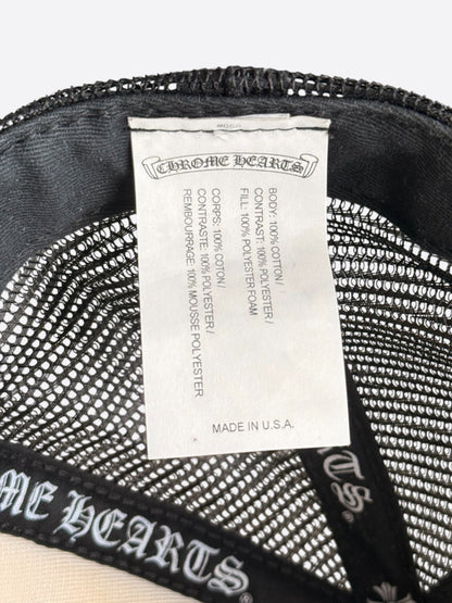 Chrome Hearts Black & White F**K Trucker Hat