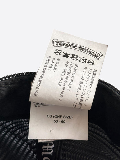 Chrome Hearts Black & White F**K Trucker Hat