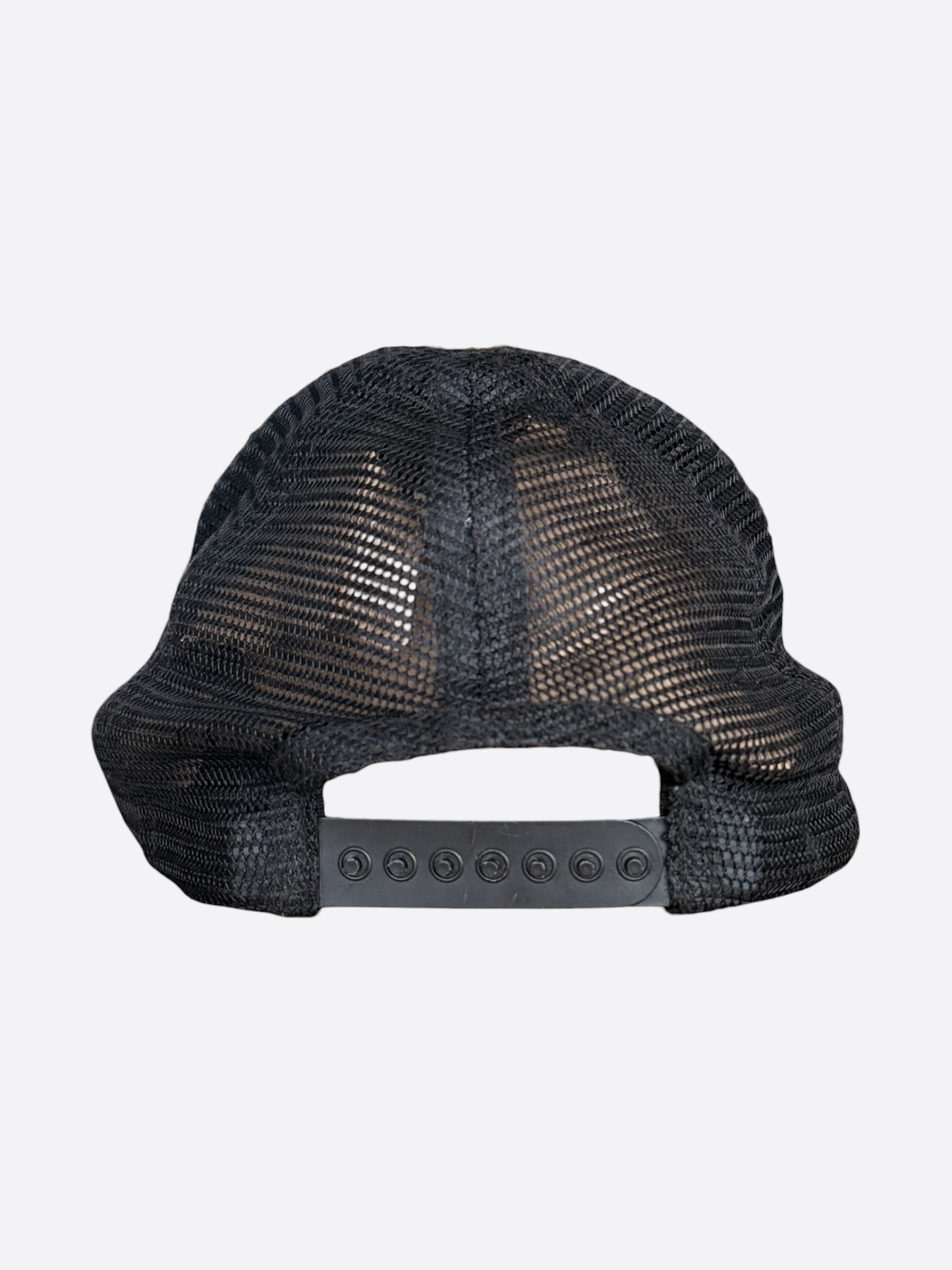 Chrome Hearts Black & White Hollywood Trucker Hat
