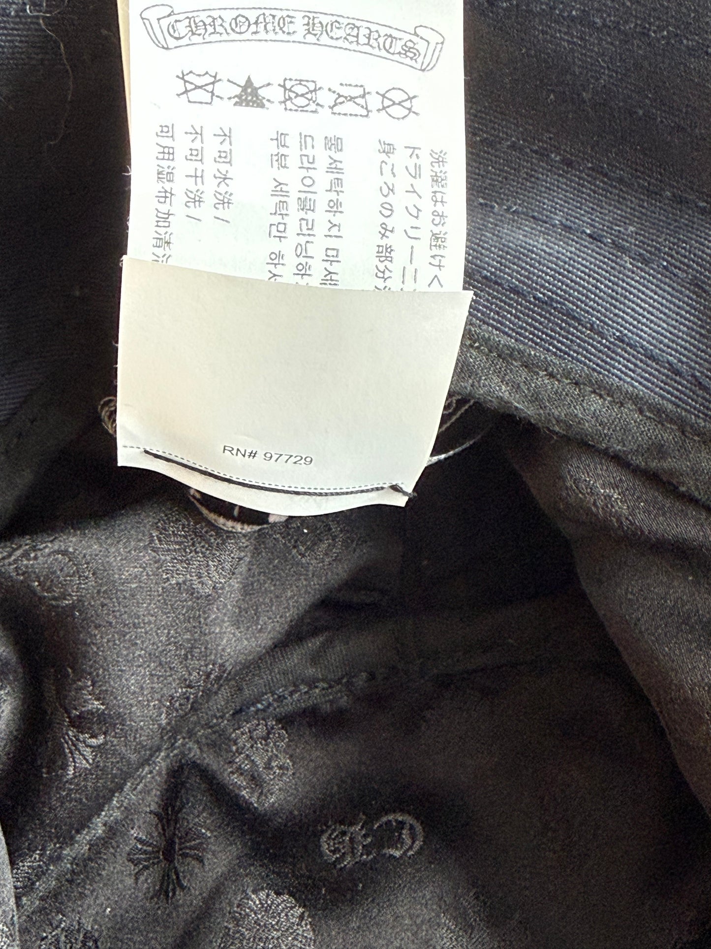 Chrome Hearts Matty Boy Navy 99 Eyes Bucket Hat