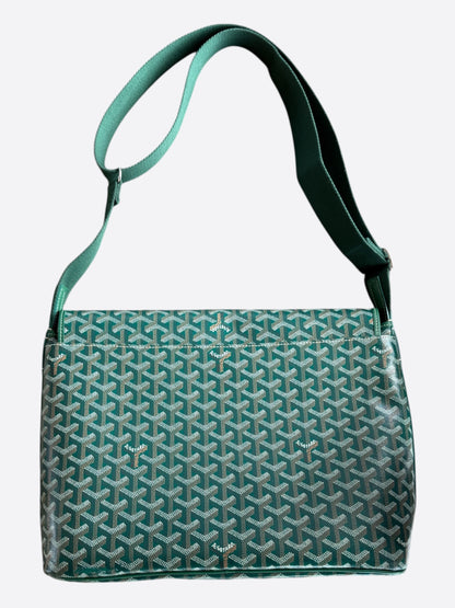 Goyard Green Capetien MM Messenger Bag