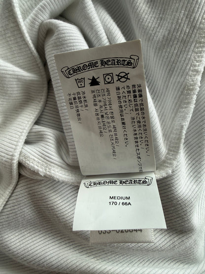 Chrome Hearts White & Black Embroidered Logo Skirt